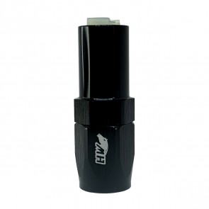 Conexão de Engate Rápido SAE 5/16" Reta para Mangueira Aeroquip 8AN / AN8 - Preto - Metal Horse