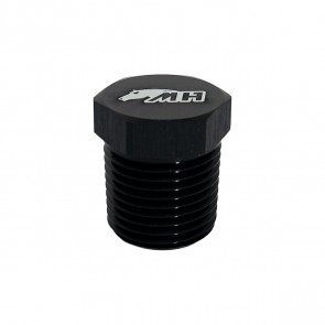 Tampão Macho NPT 1/2" Sextavado - Preto - Metal Horse