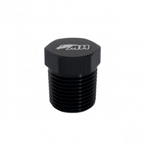 Tampão Macho NPT 3/8" Sextavado - Preto - Metal Horse