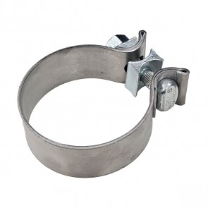 Abraçadeira para Escapamento Tipo Grampo de 3" polegadas - Aço Carbono - Metal Horse