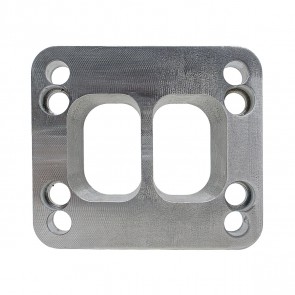 Flange Adaptador de Turbina com Pé T3 para T4 em Inox - Metal Horse