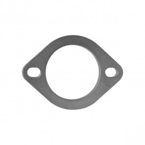 Flange para Escapamento Diâmetro Interno 2-1/2" Polegadas (63mm) x 10mm com Fixação de 2 Parafusos - Inox - Metal Horse