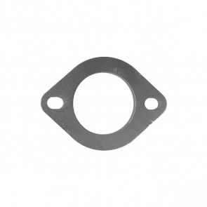 Flange para Escapamento Diâmetro Interno 2-1/4" Polegadas (57mm) x 10mm com Fixação de 2 Parafusos - Inox - Metal Horse