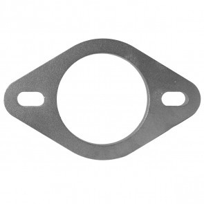 Flange para Escapamento Diâmetro Interno 3" Polegadas (72,5mm) x 10mm com Fixação de 2 Parafusos - Inox - Metal Horse