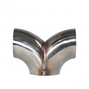União em T de 2-1/2" Polegadas (63mm) para Escapamento em Inox - Metal Horse