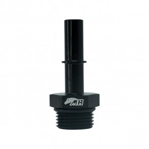 Adaptador Reto Macho 3/8" Saída de Carro Original para Macho Oring 8AN / AN8 - Preto - Metal Horse