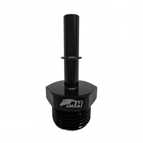 Adaptador Reto Macho 5/16" Saída de Carro Original para Macho Oring 10AN / AN10 - Preto - Metal Horse