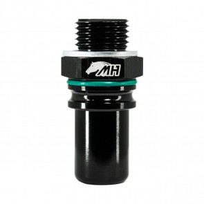 Adaptador Macho Métrico M16x1.5 para Macho Engate Rápido 10AN / AN10 (SAE 5/8") - Preto - Metal Horse