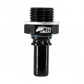 Adaptador Macho Métrico M16x1.5 para Macho Engate Rápido 6AN / AN6 (SAE 3/8") - Preto - Metal Horse