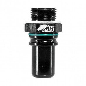 Adaptador Macho Métrico M18x1.5 para Macho Engate Rápido 10AN / AN10 (SAE 5/8") - Preto - Metal Horse