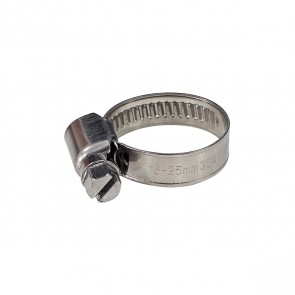 Abraçadeira 16-25mm - Inox - Metal Horse