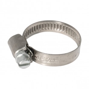 Abraçadeira 20-32mm - Inox - Metal Horse