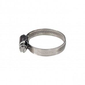 Abraçadeira 21-44mm (1-1/4” - 1'') - Inox - Metal Horse