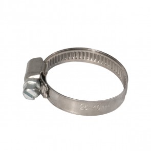 Abraçadeira 25-40mm - Inox - Metal Horse
