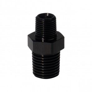 Adaptador Macho NPT 1/4" para Macho NPT 1/8" - Preto - Metal Horse