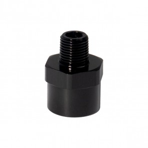 Adaptador Macho NPT 1/8" para Fêmea BSP 1/4" - Preto - Metal Horse