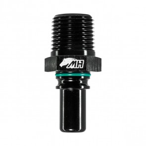 Adaptador Macho NPT 1/2" para Macho Engate Rápido 8AN / AN8 (SAE 1/2") - Preto - Metal Horse