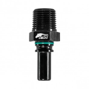 Adaptador Macho NPT 3/8" para Macho Engate Rápido 6AN / AN6 (SAE 3/8") - Preto - Metal Horse