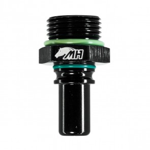 Adaptador O'ring 10AN / AN10 para Macho Engate Rápido 8AN / AN8 (SAE 1/2") - Preto - Metal Horse