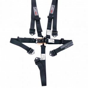Cinto Racing 5 Pontos de 3" polegadas Certificado SFI 16.1 Travamento Latch Link - Preto