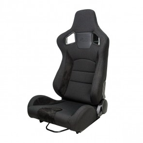 Banco Street RS Tecido Preto / Alcântara - Metal Horse - Motorista