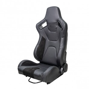 Banco Street Euro Couro / Tecido Alcântara - Metal Horse - Motorista