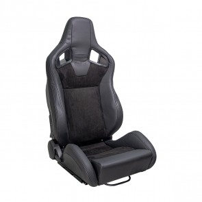 Banco Street Sportster Couro / Tecido Alcântara - Metal Horse - Passageiro