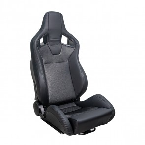 Banco Street Sportster Couro / Jacquard Cinza - Metal Horse - Passageiro