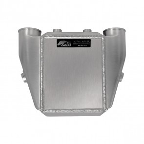 Watercooler Intercooler Água para Ar Grande Entradas e Saídas Superiores 3-1/2" com Porta de Sensor - Metal Horse