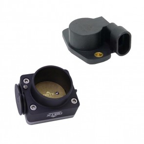 Corpo de Borboleta Billet TBI 70mm Mangote 3" RGTX + Sensor de Posição de Borboleta AP - TBI SENSOR VW