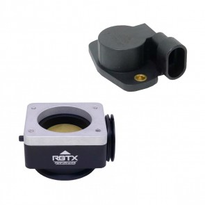 Corpo de Borboleta Billet TBI 60mm V-band 3" RGTX + Sensor de Posição de Borboleta AP - TBI SENSOR VW