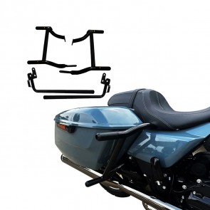 Par de Protetores Club de Alforges com Suporte Harley Touring 14-23 - Preto - Twin13