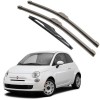 Kit Palhetas Dianteira e Traseira para Fiat 500 Ano 2010 A Atual