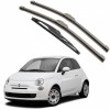 Kit Palhetas Dianteira e Traseira para Fiat 500 (Importado) Ano 2010 A Atual
