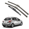 Kit Palhetas Dianteira e Traseira para Peugeot 208 Ano 2012 A Atual