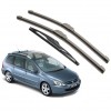 Kit Palhetas Dianteira e Traseira para Peugeot 307 Sw 2006 A Atual