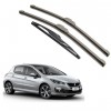 Kit Palhetas Dianteira e Traseira para Peugeot 308 Ano 2012 A Atual